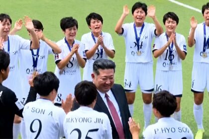 The emotional scenes at home stood in contrast to the team's notably subdued appearance during their visit to South Korea, where the players had remained stone-faced throughout their stay. (Photo: Reuters)