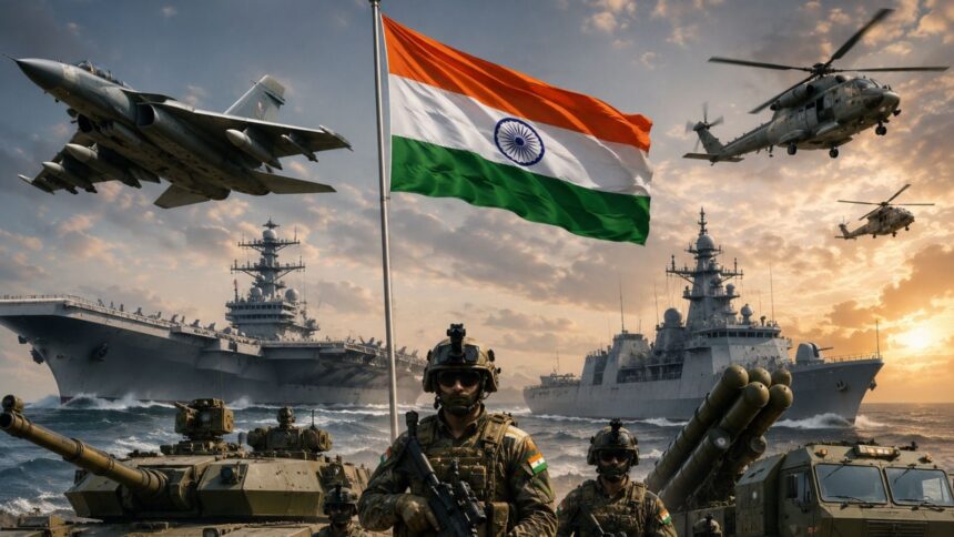 Between 2021 and 2025, India was one of the five biggest buyers of weapons in the world. (Image: AI generated)