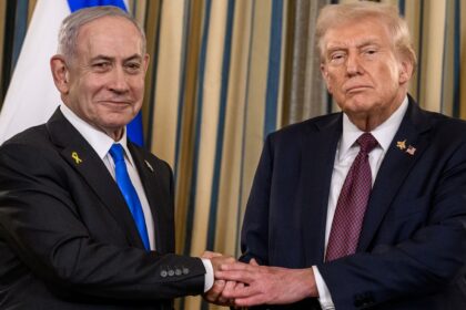 Israeli Prime Minister Benjamin Netanyahu with US President Donald Trump. (File)