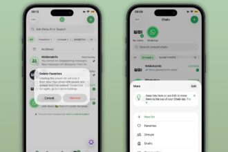 WhatsApp is rolling out a redesigned chat list interface on iPhones, allowing users to customise filters and manage conversations more efficiently. (Image: WABetaInfo)