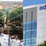 Writers' Building (L) and Adani Group building (R).