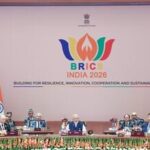 Indian Prime Minister Narendra Modi addresses the open session titled �Resilience, Innovation, Cooperation and Sustainability: Shaping the Future for Inclusive Global Growth� during the BRICS Summit 2026, in New Delhi, India, on Sunday, September 13, 2026. The session focuses on strengthening resilience, fostering innovation, promoting cooperation and advancing sustainable and inclusive global growth. (PMO Photo)