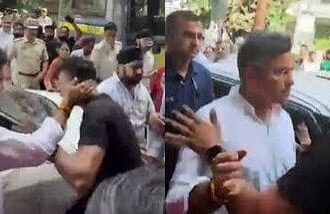 Parvesh Verma slap row: What to know about Delhi's Tilak Nagar incident as AAP protests (screengrab: X/@AamAadmiParty)