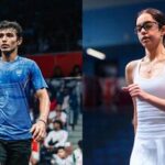 Both Anahat Singh and Abhay Singh (L) lost their respective singles squash gold medal matches at Asian Games 2026.