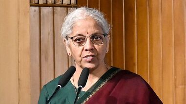 Finance minister Nirmala Sitharaman.