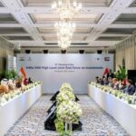 Union Minister of Commerce and Industry Piyush Goyal co-chairs the 14th Meeting of the India-UAE High-Level Joint Task Force on Investments with Abu Dhabi Investment Authority MD Sheikh Hamed bin Zayed Al Nahyan, in Mumbai on Monday.