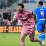 Lionel Messi scored his 100th goal for Inter Miami in a Campeones Cup match against Cruz Azul on Wednesday.