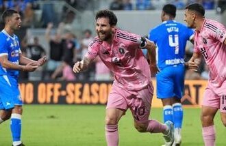 Lionel Messi scored his 100th goal for Inter Miami in a Campeones Cup match against Cruz Azul on Wednesday.