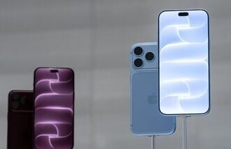 Apple iPhone 18 Pro and Pro Max smartphones during a product unveiling event at Apple Park in Cupertino, California, US, on September 9.