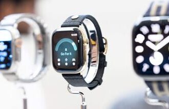 Apple Watch Series 12 models are displayed at Apple's 'Surprise and Shine' event at Apple Park in Cupertino, California, on Wednesday, 9 September 2026.