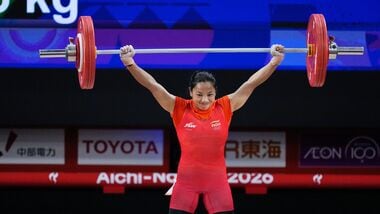 Mirabai Chanu won her first-ever Asian Games medal with a silver in Japan's Nagoya on Wednesday.
