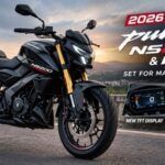 Bajaj Pulsar NS200 and N250 have been spotted testing.