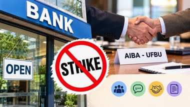 Good news. No bank strike today after 9.30 pm meeting between the Indian Banks' Association (IBA) and the United Forum of Bank Unions (UFBU) on Sunday.