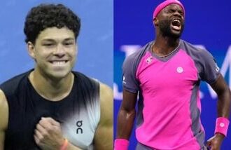 Ben Shelton (Left) got the better of Frances Tiafoe (Right) despite losing the first set of their US Open 2026 semi-final on Friday.
