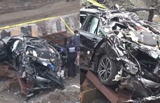 Three dead, one critical as BMW crashes on Mumbai Coastal Road, chilling visuals emerge