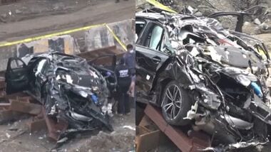 Three dead, one critical as BMW crashes on Mumbai Coastal Road, chilling visuals emerge