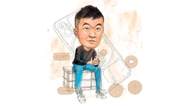 Carl Pei is the CEO and co-founder of London-based consumer electronics company Nothing. (Illustration by Priya Kuriyan)