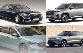 Mercedes-Maybach S-Class, Škoda Slavia, Honda Elevate and Volvo EX90.