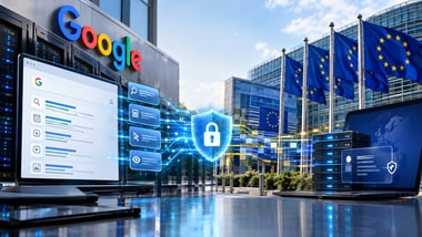 Google has challenged EU orders requiring it to share certain Search data with rival search engines.