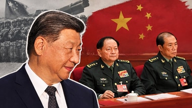 Former Central Military Commission (CMC) vice-chairman Zhang Youxia (59), and former chief of staff of the CMC's Joint Staff Department Liu Zhenli(61). Collage made for representational purposes using AI.