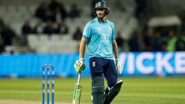 England's Jos Buttler in action