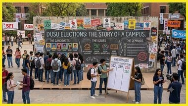 DUSU Elections today: ABVP vs NSUI vs AISA-SFI - Key candidates, issues, voting time and a high court warning