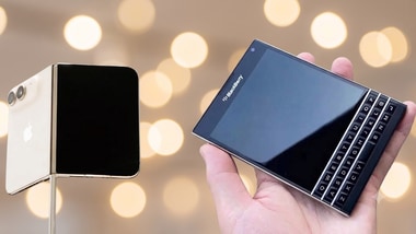 When folded, the iPhone Duo shares the exact physical footprint of a standard international passport—a deliberate design choice that inadvertently mirrors the BlackBerry Passport