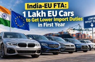 India-EU FTA: 1 Lakh EU Cars to Get Lower Import Duties in First Year