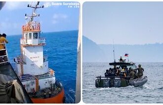 (L) Indonesian passenger ship with 243 onboard loses contact; one dies, 103 evacuated: What we know so far; (R) representational image