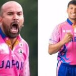 Abhishek Anand (R) and Sabaorish Ravichandran are Indian-origin cricketers who represent Japan at the international level.