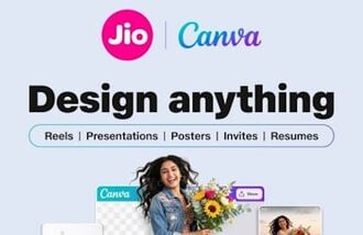 Jio has partnered with Canva.