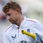 England's Joe Root after their win over Pakistan in the third Test in Birmingham.