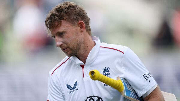 England's Joe Root after their win over Pakistan in the third Test in Birmingham.
