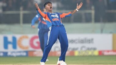 Kranti Gaud played for India against Pakistan in the Women's Asia Cup 2026.