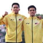 Wan Muhammad Fazri (R) and Umar Osman from Malaysia trained at the SAI centre in Thiruvananthapuram ahead of the Asian Games 2026.