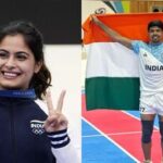 Olympic medallist Manu Bhaker (Left) and India's kabaddi star Pawan Sehrawat will be India's flag-bearers at the Asian Games 2026 opening ceremony.
