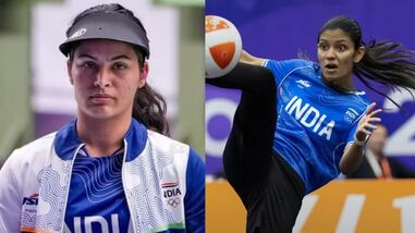 Both Manu Bhaker (Left) and Quimcy Dsouza missed out on clinching medals in their respective events at the 2026 Asian Games thus far.