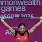 India's Mirabai Chanu will be looking to clinch her first-ever Asian Games medal on Wednesday.