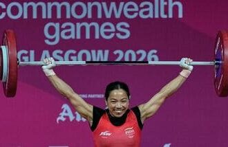 India's Mirabai Chanu will be looking to clinch her first-ever Asian Games medal on Wednesday.