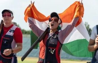 Neeru Dhanda clinched a gold medal in the women's individual trap event at the 2026 Asian Games in Nagoya on Tuesday.