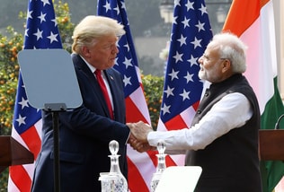 File image of US President Donald Trump and Indian Prime Minister Narendra Modi.