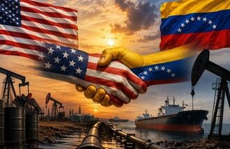 US Venezuela Oil Deal Aims to Diminish Chinese Influence in Latin America (AI generated image)