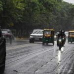 The city received 5mm of rain from 8.30 pm on Saturday to 8.30 am on Sunday.