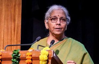 Sitharaman said she had discussed with the Reserve Bank of India whether a regulatory approach could address emerging AI risks without hurting innovation.