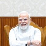 Prime Minister Narendra Modi chairs a roundtable with Semiconductor CEOs, at Seva Teerth in New Delhi, on Wednesday. (PMO via PTI Photo) (PTI09_17_2026_000010B)