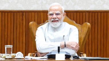In this image received on Sept. 17, 2026, Prime Minister Narendra Modi chairs a roundtable with Semiconductor CEOs, at Seva Teerth in New Delhi, on Wednesday. (PMO via PTI Photo)