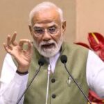 Prime Minister Narendra Modi addresses the inauguration of the International Conference on 'The Future of Environment and Climate Dynamics', at Vigyan Bhawan, in New Delhi.