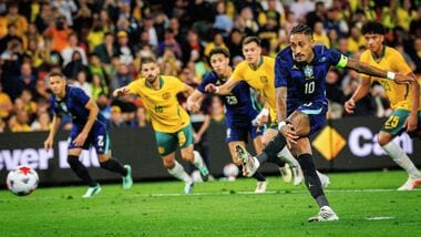 Brazil's Raphinha played both the matches against Australia in FIFA international window.