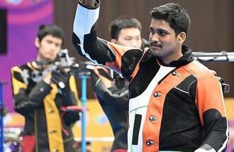 Rudrankksh Patil was a part of the Indian trio that won men's 10 m air rifle team event silver at Asian Games 2026.