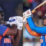Sanju Samson (Left) scored an entertaining 57 in the second T20I against Afghanistan, but Vaibhav Sooryavanshi (Right) could get a chance in the third T20I on Thursday.